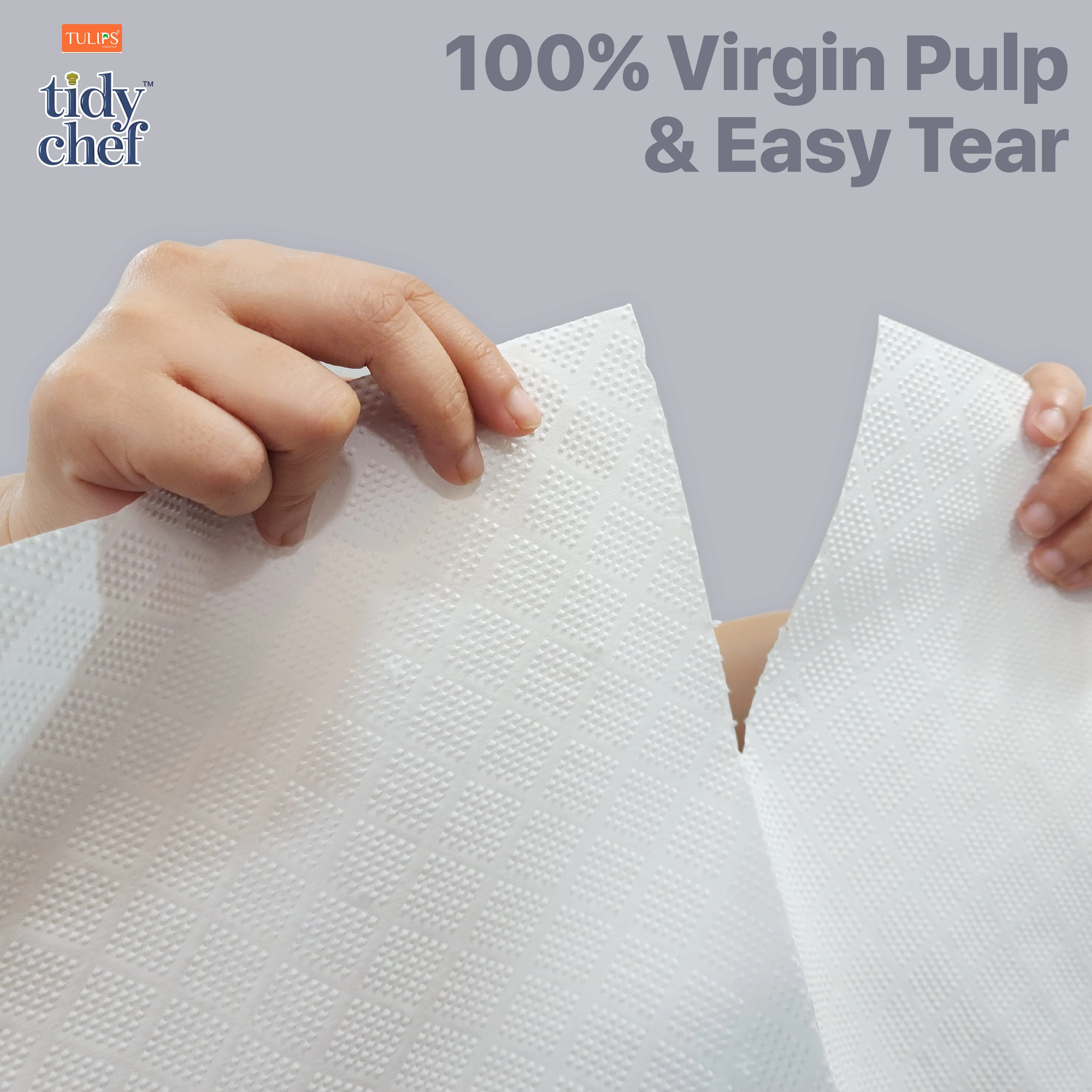Tidy Chef Paper Kitchen Towels/Roll (60 Pulls, 2 ply) - Image 4